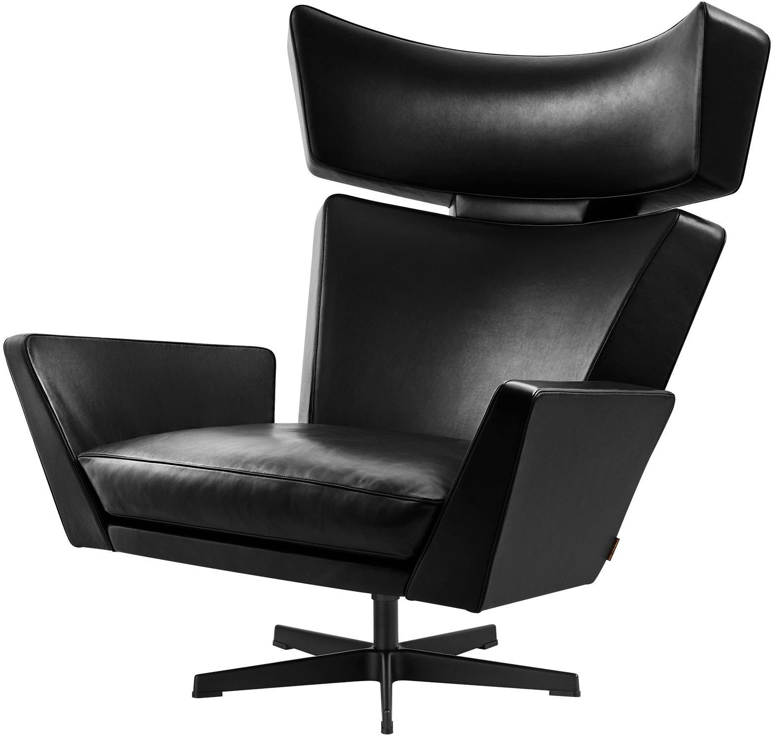 [product_category]-Fritz Hansen Oksen Lounge Chair, Monochrome-Fritz Hansen-4201MC-FRI-1