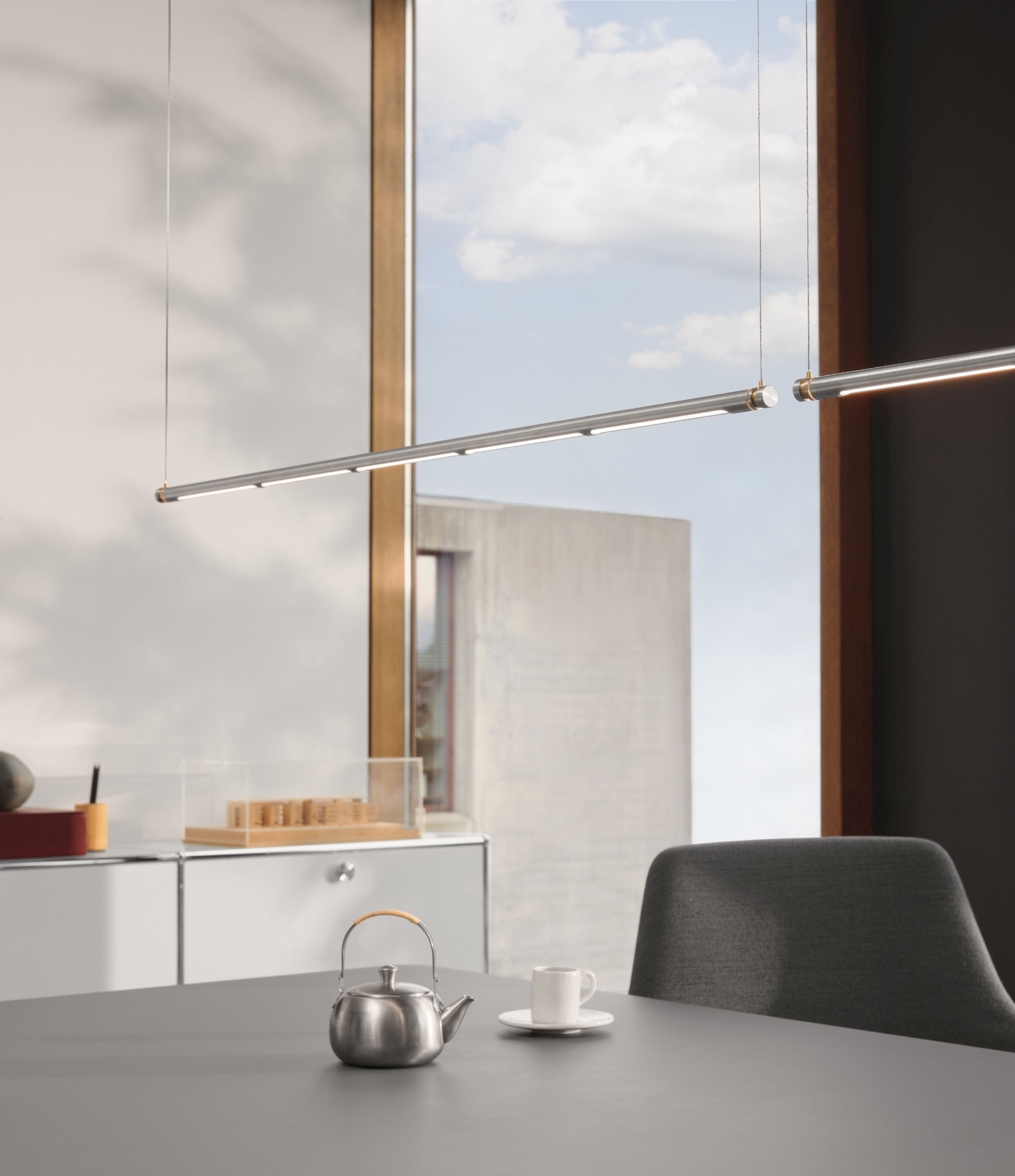 Fritz Hansen Oneline Pendant Lamp, Steel