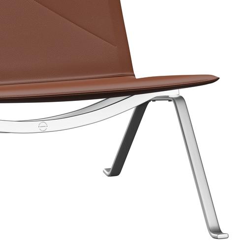 [product_category]-Fritz Hansen Pk22 Lounge Chair, Aura Cognac-Fritz Hansen-PK22-CLTAN-SBSS-FRI-7