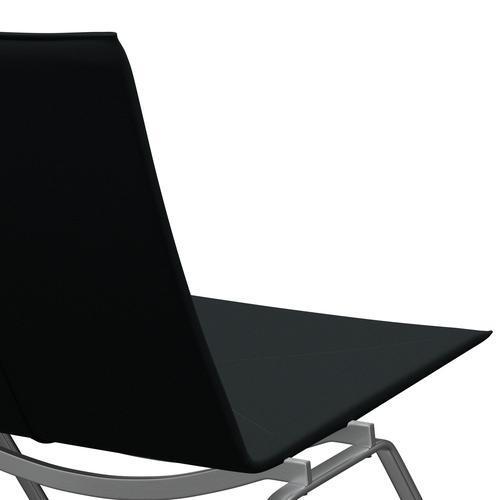 Fritz Hansen PK22 Lounge Stuhl, Leinwand Schwarz