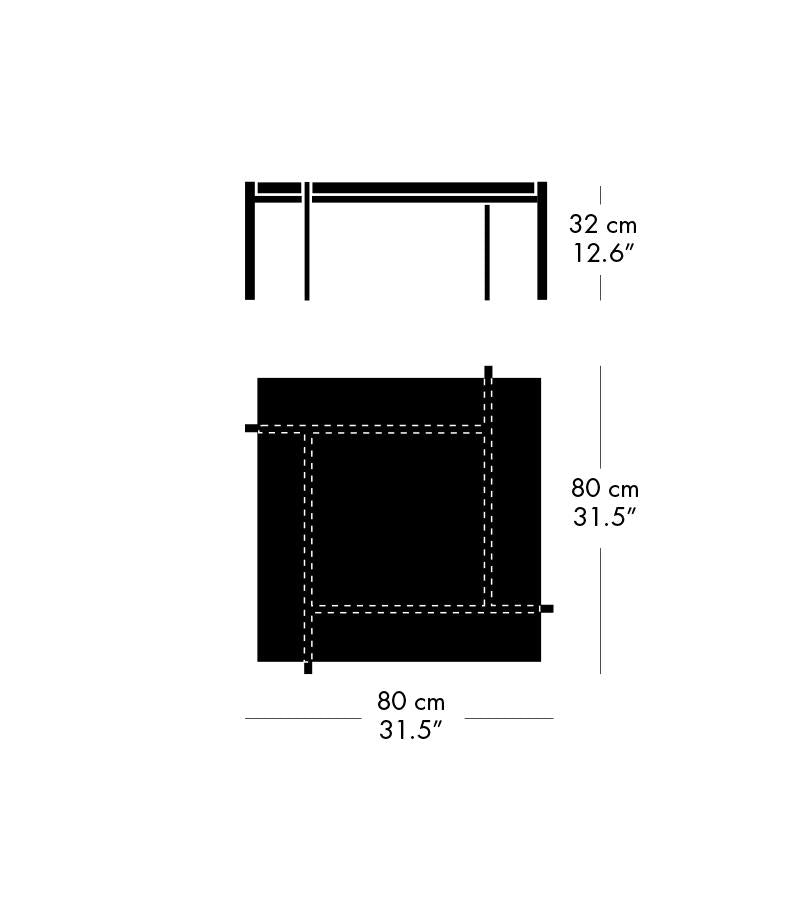 [product_category]-Fritz Hansen Pk61 Coffee Table 80 Cm, Granite-Fritz Hansen-PK61-Stahl-Granit-FRI-7