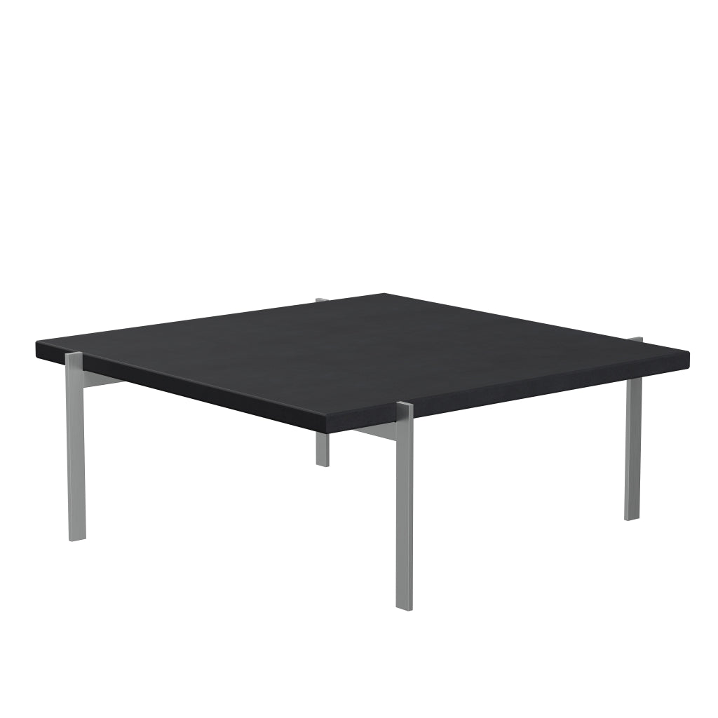 [product_category]-Fritz Hansen Pk61 Coffee Table 80 Cm, Slate-Fritz Hansen-PK61-Stahl-Schiefer-FRI-5