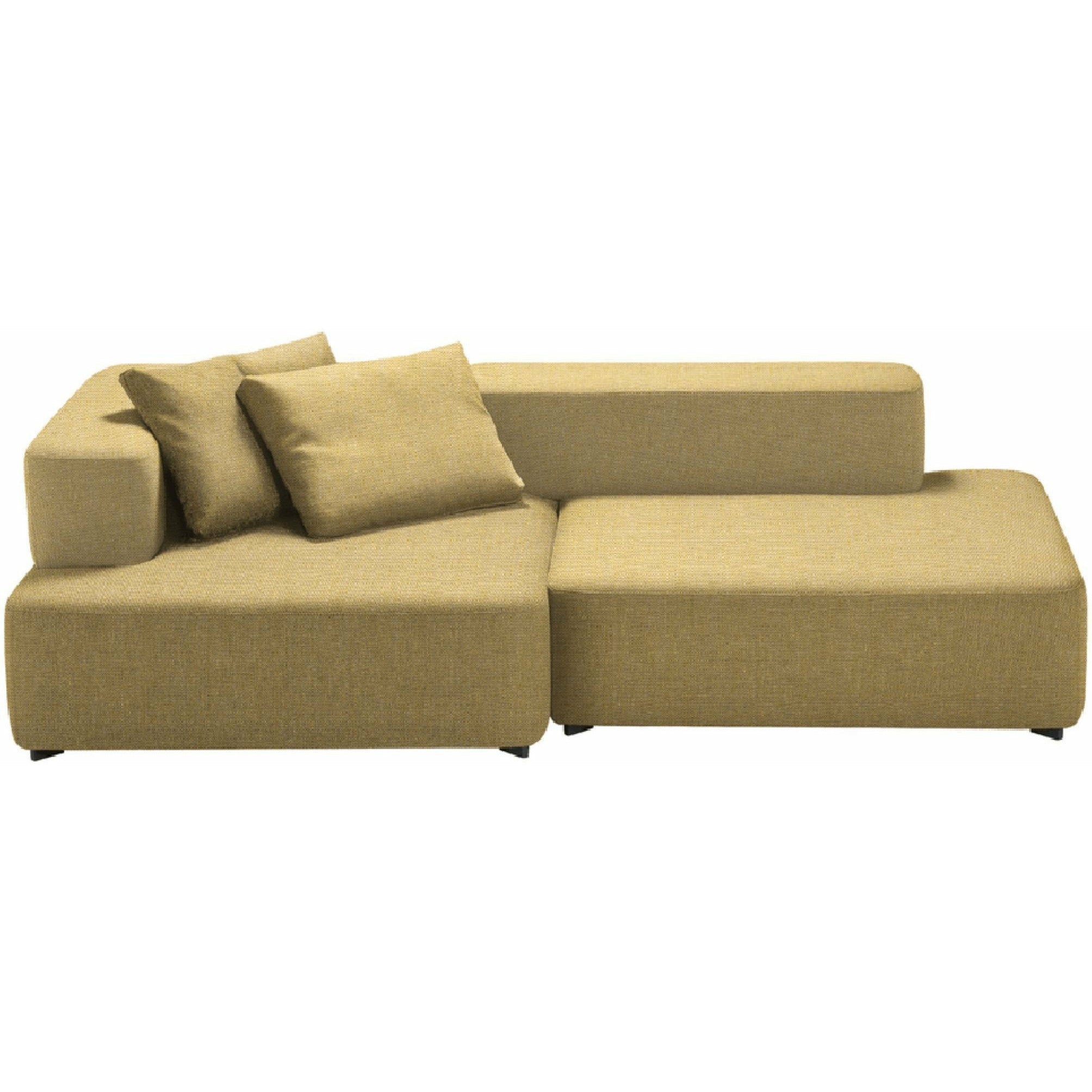 [product_category]-Fritz Hansen Pl240 4 Alphabet 2 Seater Sofa Christianshavn, Yellow-Fritz Hansen-PL240-4-CHRIS-1110-FRI-1