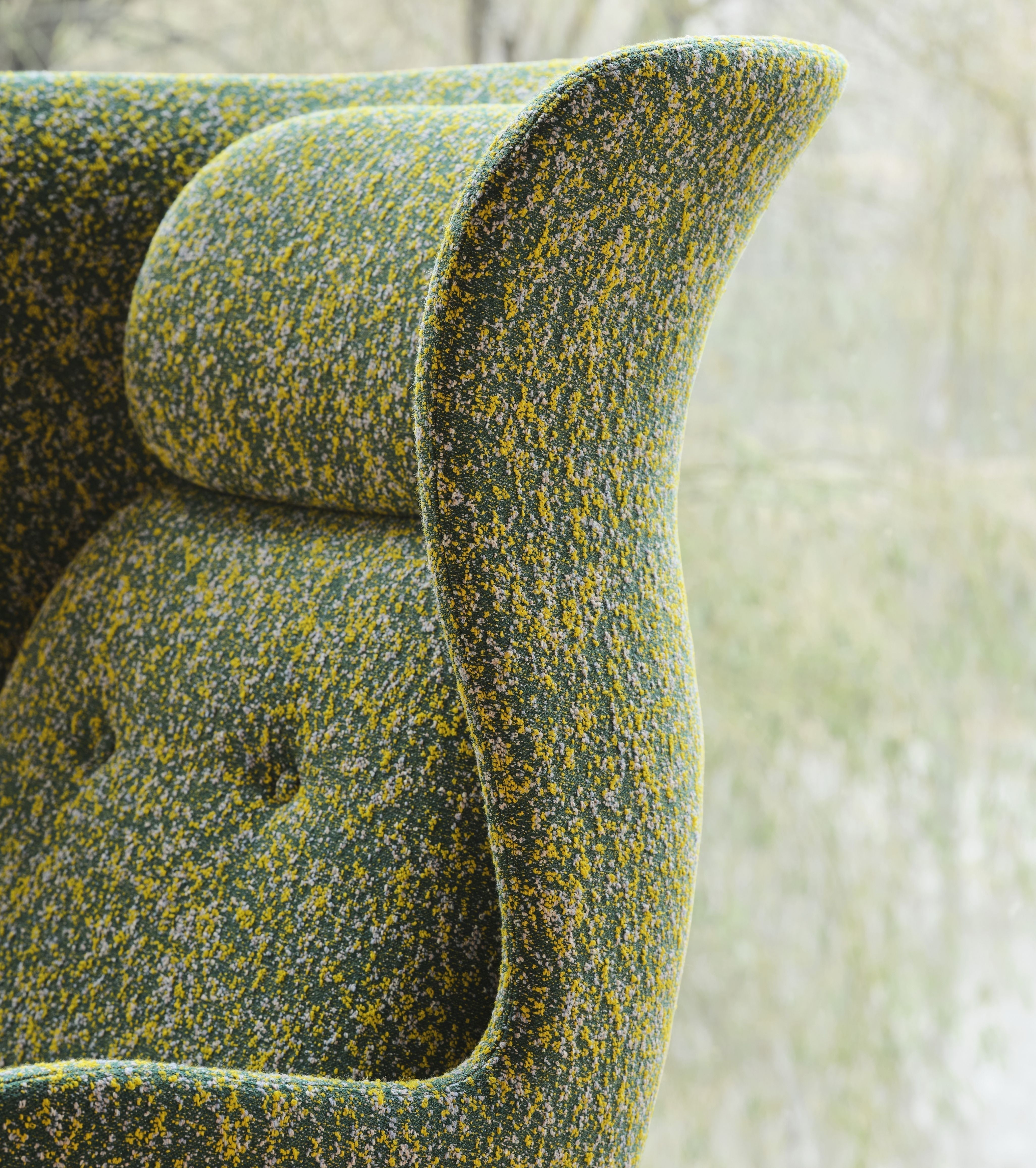 [product_category]-Fritz Hansen Ro Lounge Chair Aluminum, Atom Green-Fritz Hansen-JH1-Atom964-FRI-3