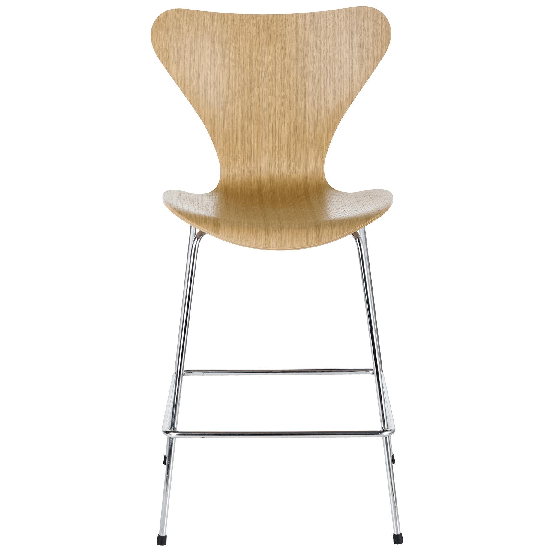 [product_category]-Fritz Hansen Serie 7 Bar Stool Veneer 64 Cm, Elm-Fritz Hansen-3187-elm-FRI-1