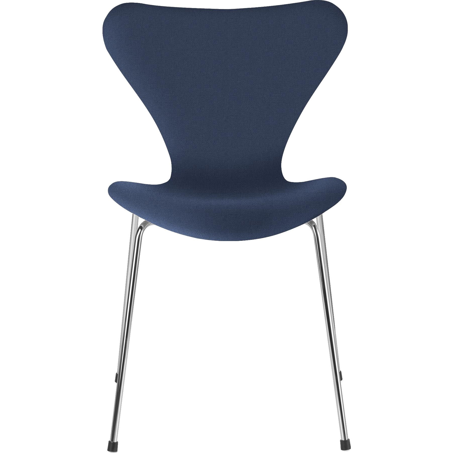 [product_category]-Fritz Hansen Series 7 Chair Full Upholstery Fabric Christianshavn, Blue Uni-Fritz Hansen-3107-FulUph-Chris-1153-FRI-1