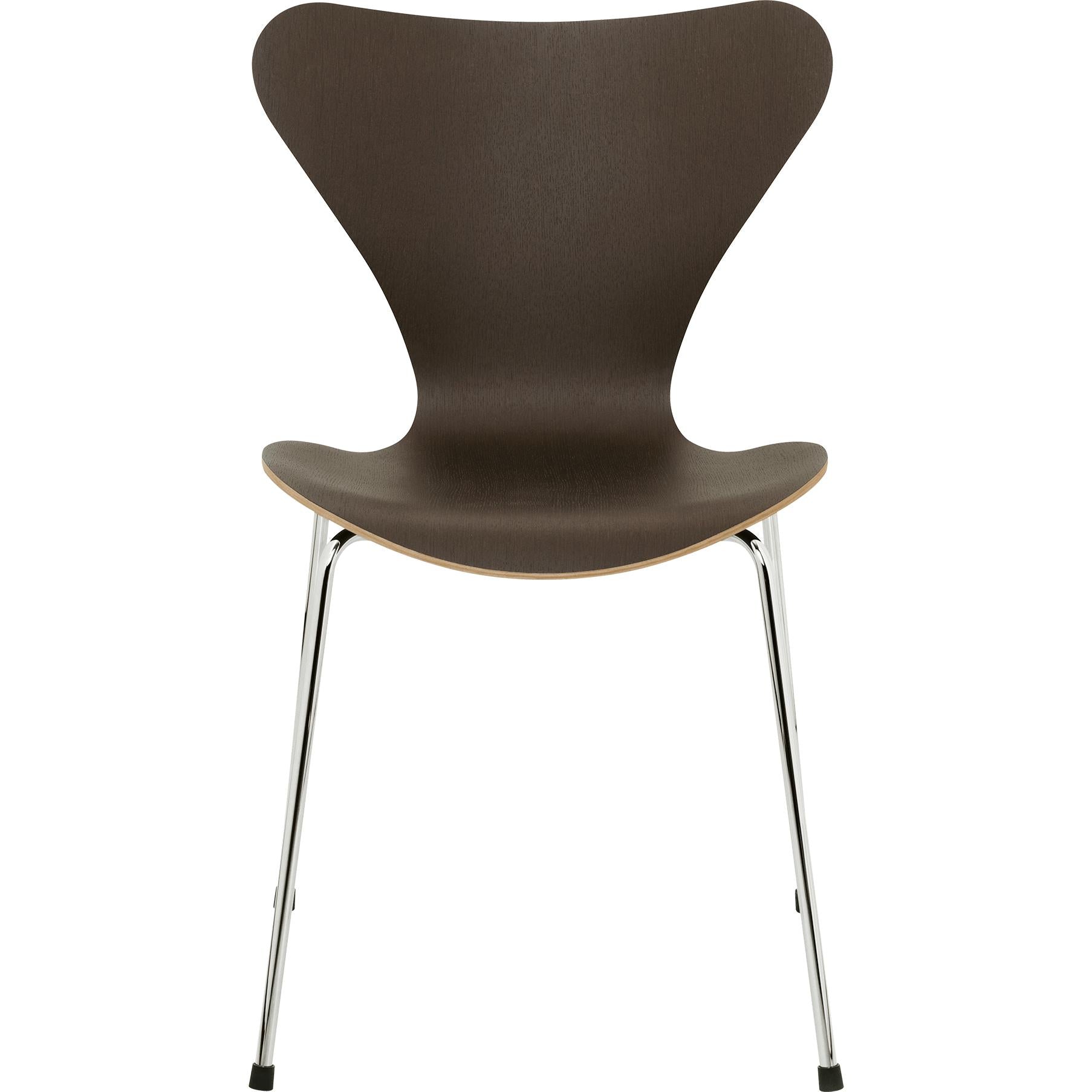 Fritz Hansen Series 7 Chair Veneer, Dark Stained Oak