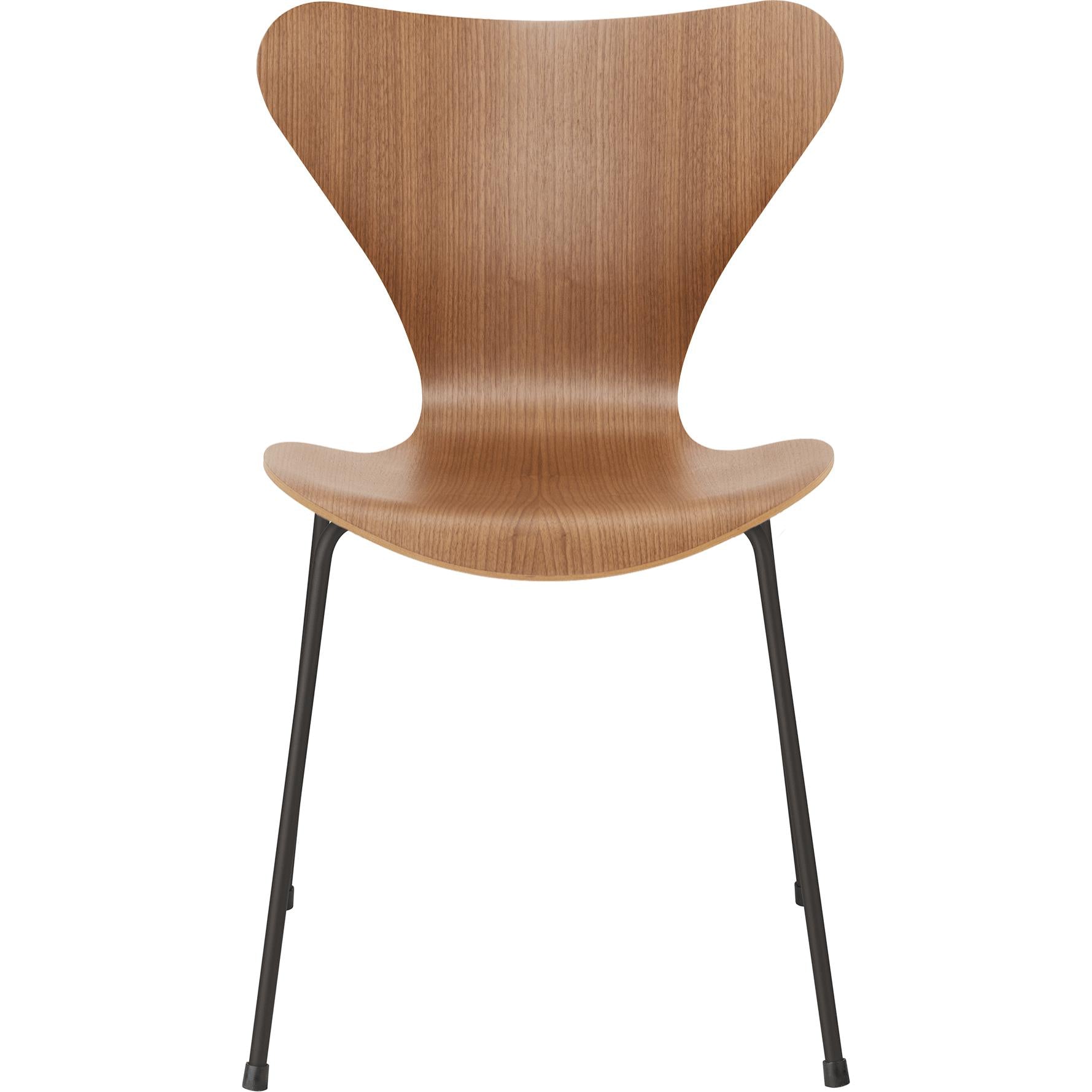 [product_category]-Fritz Hansen Series 7 Chair Veneer Walnut Shell, Warm Graphite Base-Fritz Hansen-3107-Finer-Walnut-Graphite-FRI-1