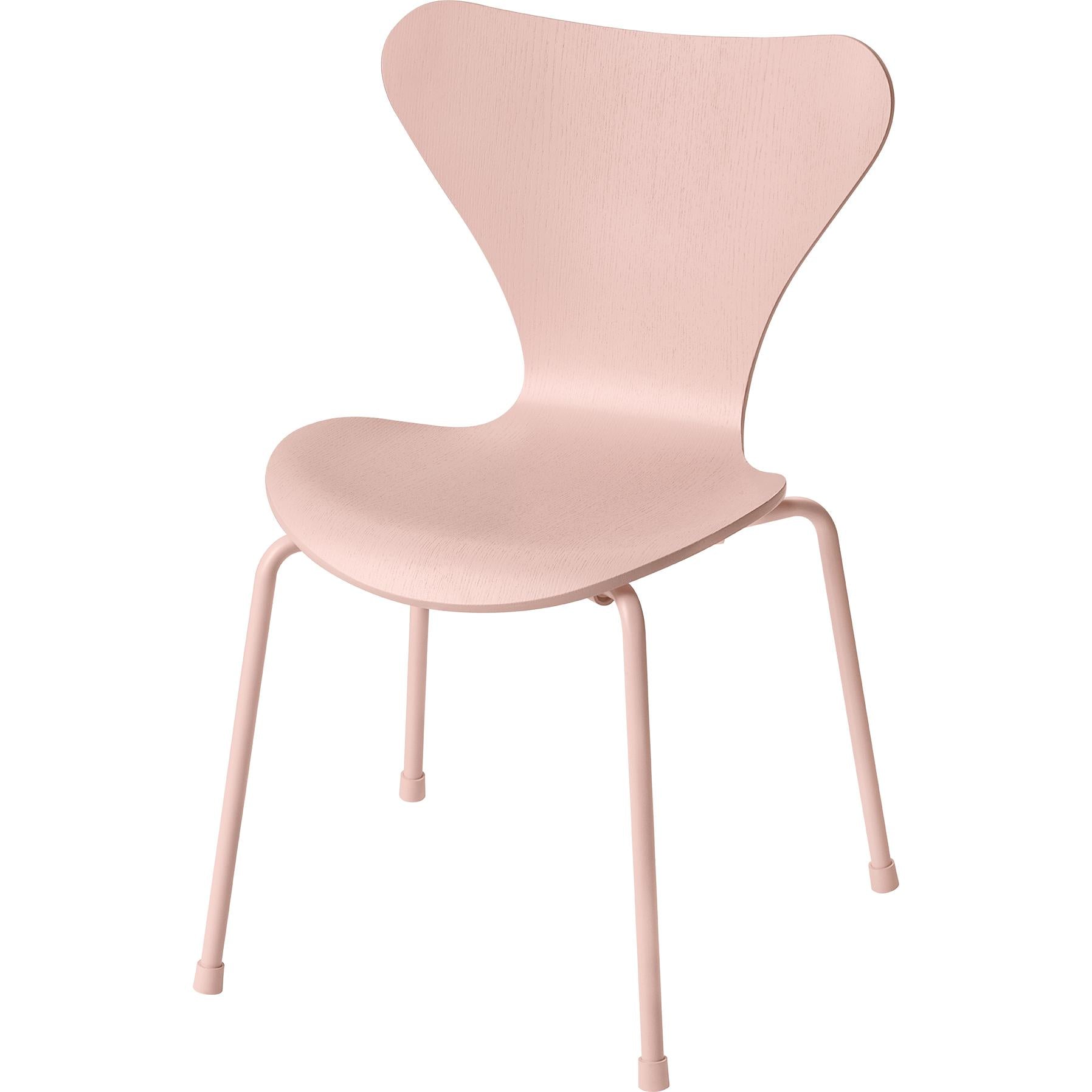 Fritz Hansen Series 7 Children's Chair, Altstadt Rose