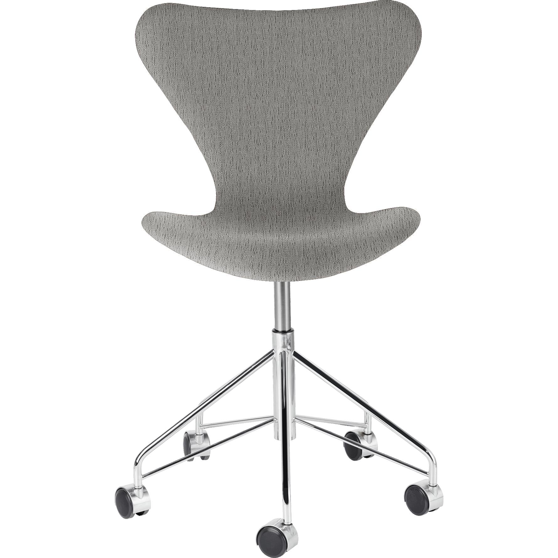 [product_category]-Fritz Hansen Series 7 Swivel Chair Full Upholstery Fabric Christianshavn, Beige-Fritz Hansen-3117-FulUph-Chris-1121-FRI-1