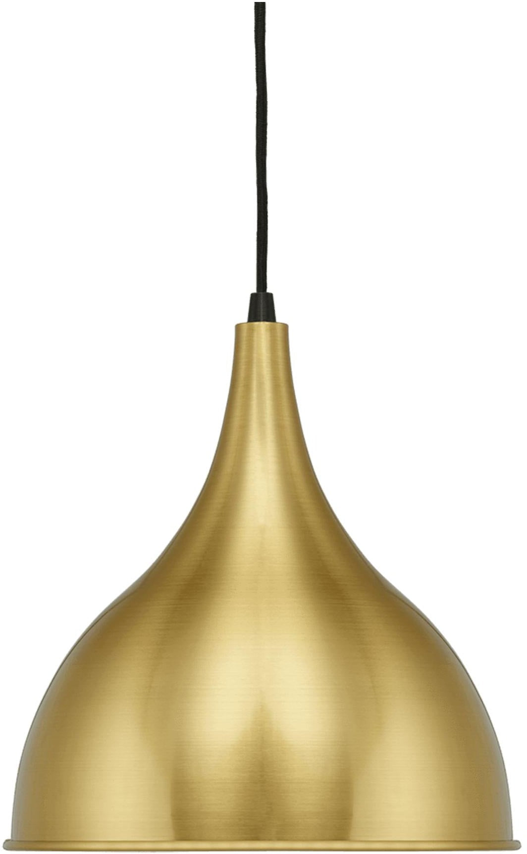 Fritz Hansen Silhuet Pendant Brushed Brass, ø 30cm