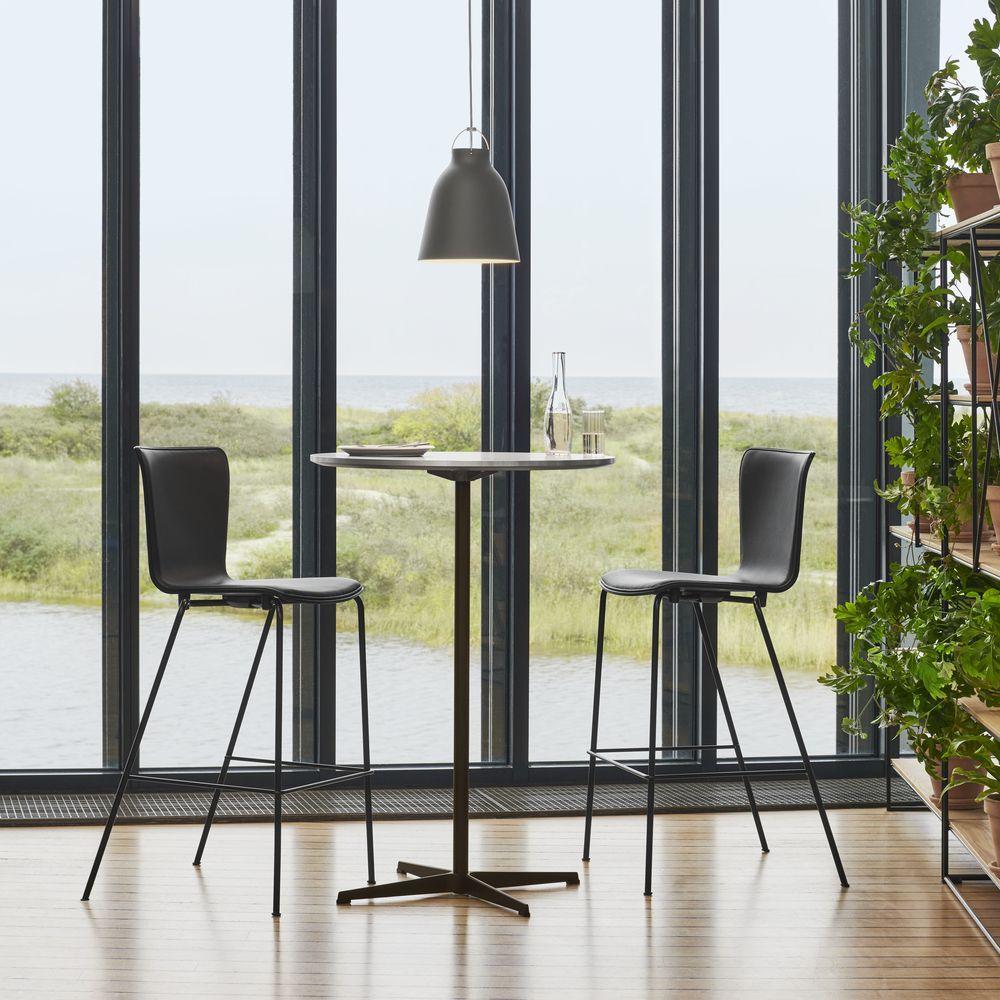 Fritz Hansen Super Circular Bar Table ø75, Black/Black