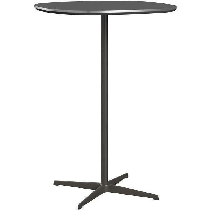 Fritz Hansen Super Circular Bar Table Ø75, Bromo Grey/Warm Graphit