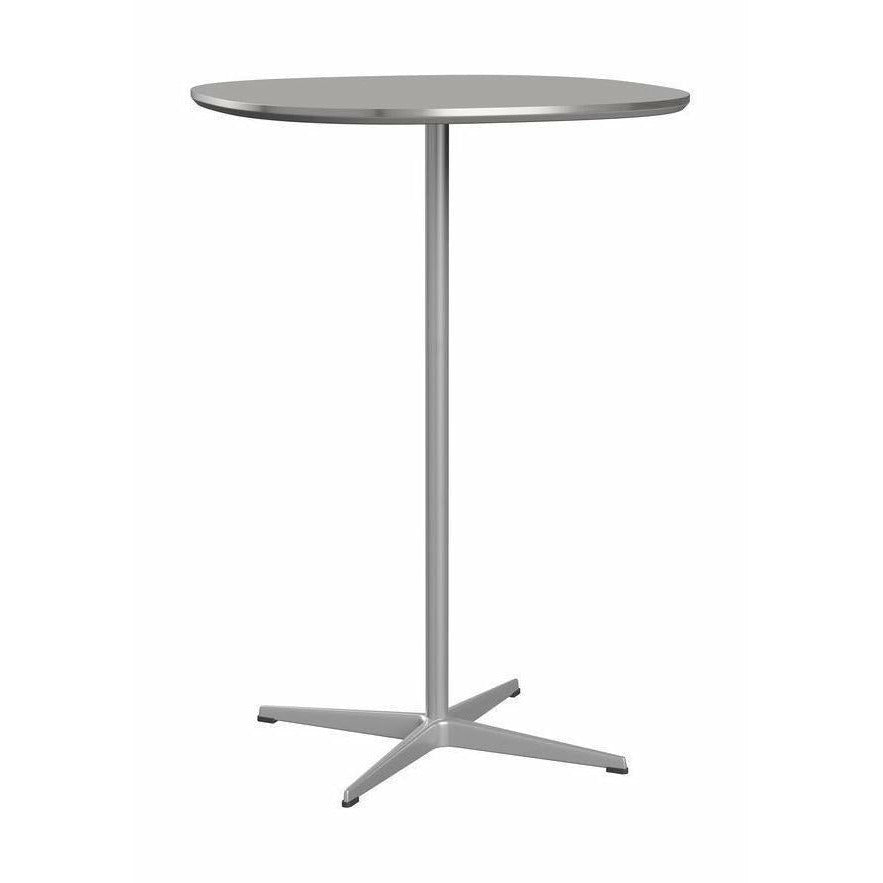 Fritz Hansen Super Circular Bar Table Ø75, Efeso Grey / Silver Grey