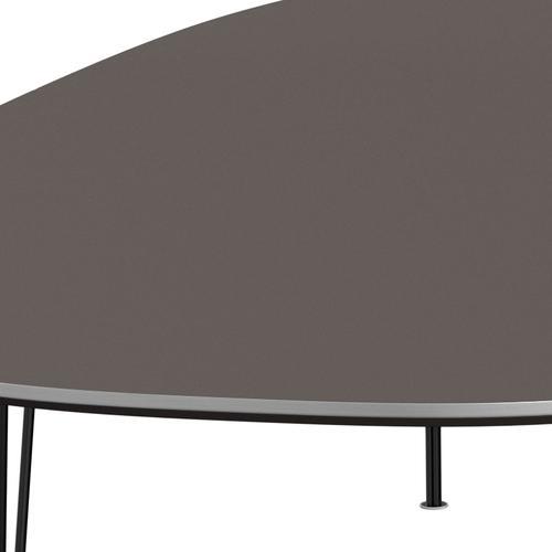 [product_category]-Fritz Hansen Superellipse Dining Table Black/Grey Fenix Laminates, 300x130 Cm-Fritz Hansen-B617-FXGRL-SPAL-DRBL-FRI-4