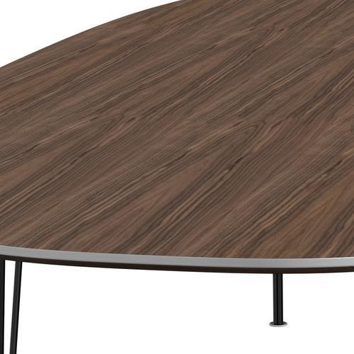 [product_category]-Fritz Hansen Superellipse Dining Table Black/Walnut Veneer, 300x130 Cm-Fritz Hansen-B617-WAL001-SPAL-DRBL-FRI-4