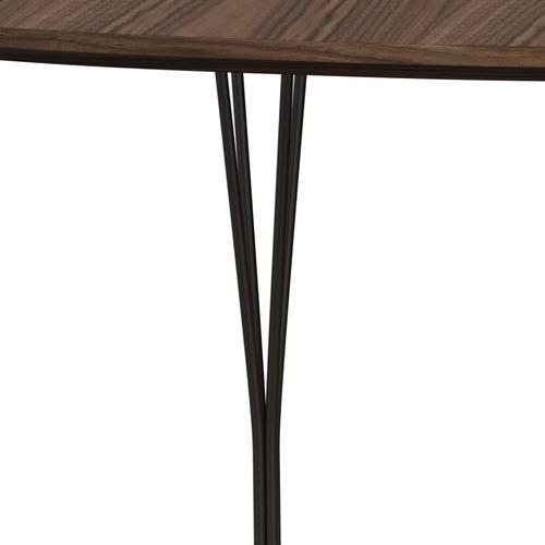 [product_category]-Fritz Hansen Superellipse Dining Table Brown Bronze/Walnut Veneer With Table Edge Made Of Walnut, 180x120 Cm-Fritz Hansen-B613-WAL001-WAL001-DBPC-FRI-4