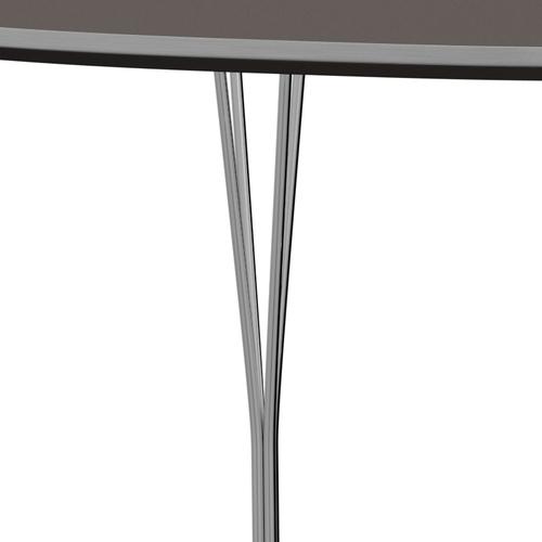 [product_category]-Fritz Hansen Superellipse Dining Table Chrome/Grey Fenix Laminates, 180x120 Cm-Fritz Hansen-B613-FXGRL-SPAL-CST-FRI-4