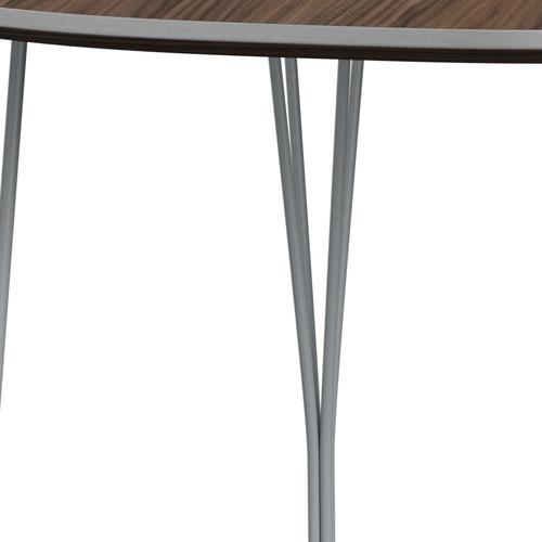 [product_category]-Fritz Hansen Superellipse Dining Table Silver Grey/Walnut Veneer, 170x100 Cm-Fritz Hansen-B616-WAL001-SPAL-SIGREY-FRI-4