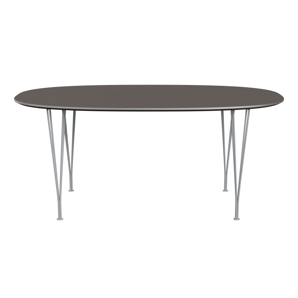 [product_category]-Fritz Hansen Superellipse Dining Table Silvergrey/Grey Fenix Laminates, 170x100 Cm-Fritz Hansen-B616-FXGRL-SPAL-SIGREY-FRI-1