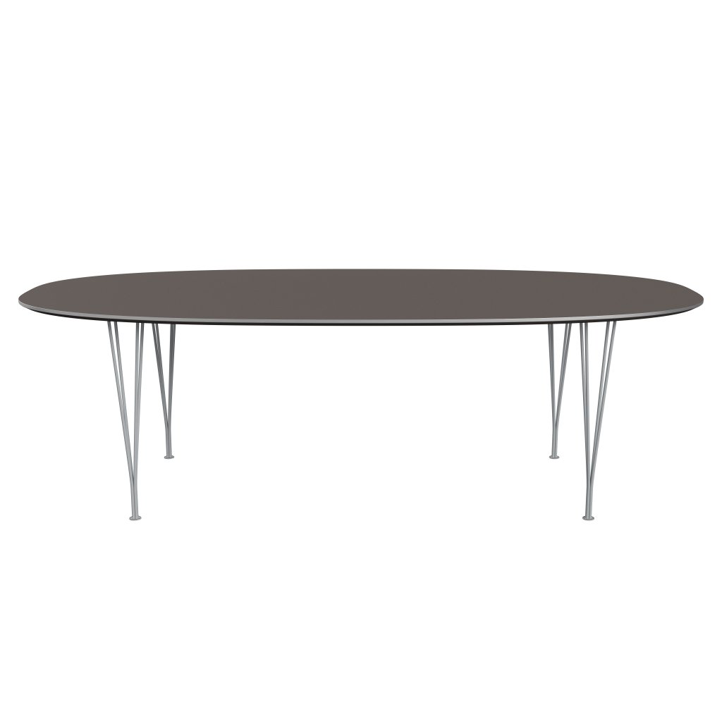 [product_category]-Fritz Hansen Superellipse Dining Table Silvergrey/Grey Fenix Laminates, 240x120 Cm-Fritz Hansen-B614-FXGRL-SPAL-SIGREY-FRI-1