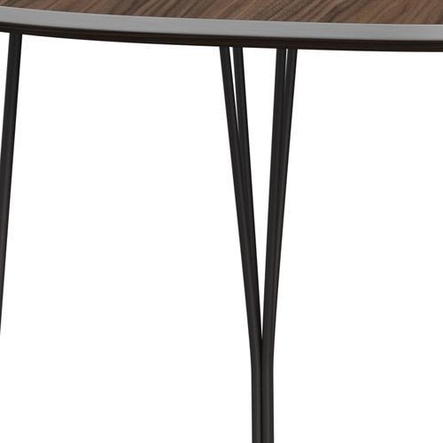 [product_category]-Fritz Hansen Superellipse Dining Table Warm Graphite/Walnut Veneer, 170x100 Cm-Fritz Hansen-B616-WAL001-SPAL-WARGRA-FRI-4