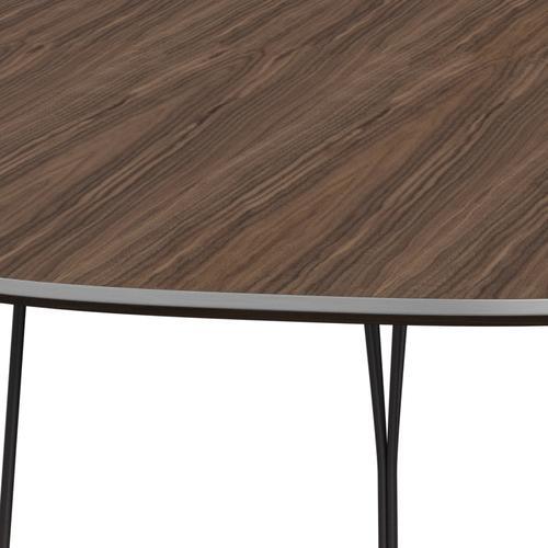 [product_category]-Fritz Hansen Superellipse Dining Table Warm Graphite/Walnut Veneer, 240x120 Cm-Fritz Hansen-B614-WAL001-SPAL-WARGRA-FRI-4