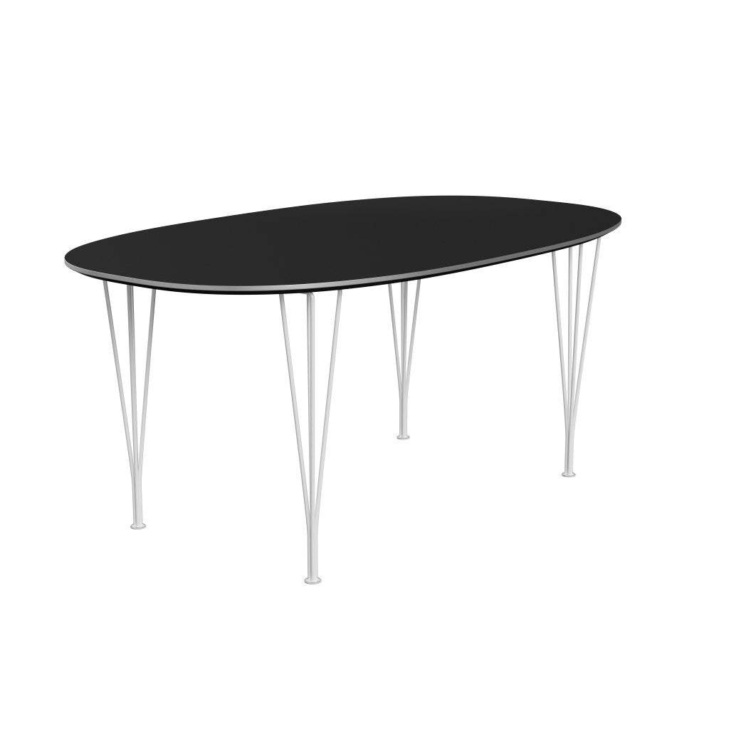 [product_category]-Fritz Hansen Superellipse Dining Table White/Black Fenix Laminates, 170x100 Cm-Fritz Hansen-B616-FXBLL-SPAL-DRWH-FRI-2