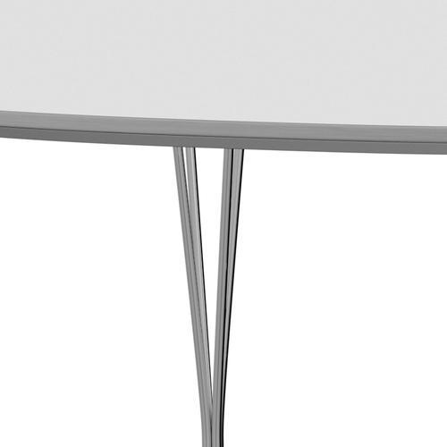 [product_category]-Fritz Hansen Superellipse Extendable Table Chrome/White Fenix Laminates, 300x120 Cm-Fritz Hansen-B619-FXWHL-SPAL-CST-FRI-4