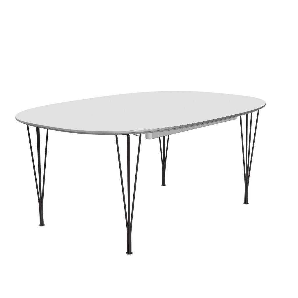 [product_category]-Fritz Hansen Superellipse Extendable Table Warm Graphite/White Fenix Laminates, 300x120 Cm-Fritz Hansen-B619-FXWHL-SPAL-WARGRA-FRI-2