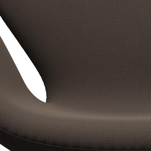 [product_category]-Fritz Hansen Swan Lounge Chair, Black Lacquered/Capture Brown/Green-Fritz Hansen-3320-CP6301-BLLA-FRI-6