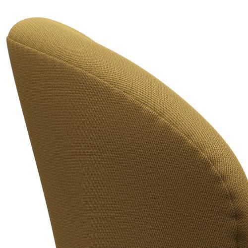 [product_category]-Fritz Hansen Swan Lounge Chair, Black Lacquered/Capture Mustard Light-Fritz Hansen-3320-CP6801-BLLA-FRI-5