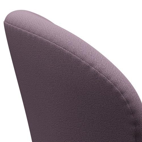 Fritz Hansen Swan Lounge stol, sort lakeret/fangst Violet/Brown