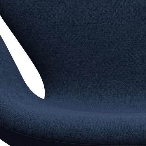 [product_category]-Fritz Hansen Swan Lounge Chair, Black Lacquered/Christianshavn Blue-Fritz Hansen-3320-CH1154-BLLA-FRI-6