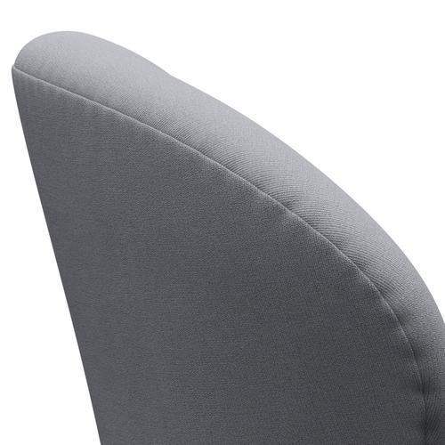 [product_category]-Fritz Hansen Swan Lounge Chair, Black Lacquered/Christianshavn Light Grey Plain-Fritz Hansen-3320-CH1170-BLLA-FRI-5