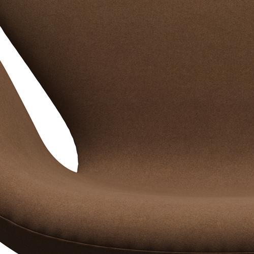 [product_category]-Fritz Hansen Swan Lounge Chair, Black Lacquered/Divina Light Brown-Fritz Hansen-3320-DIV334-BLLA-FRI-6