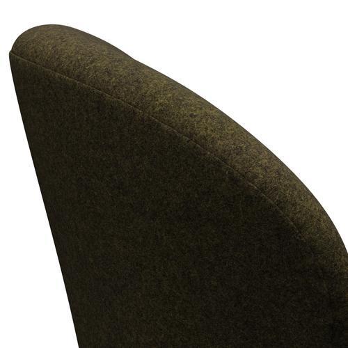 [product_category]-Fritz Hansen Swan Lounge Chair, Black Lacquered/Divina Melange Dusty Olive-Fritz Hansen-3320-DIM467-BLLA-FRI-5