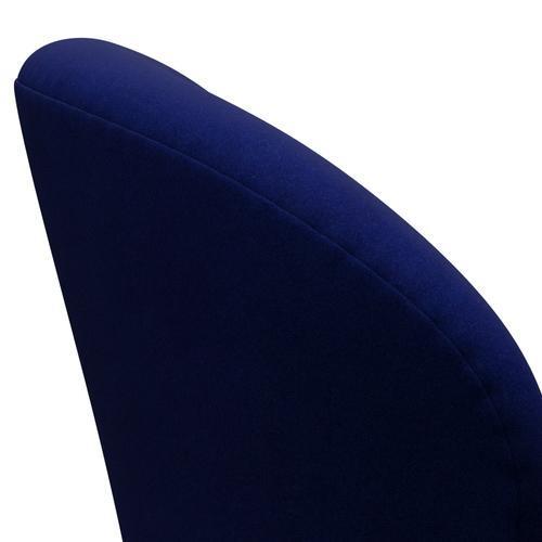 [product_category]-Fritz Hansen Swan Lounge Chair, Black Lacquered/Divina Royal Blue-Fritz Hansen-3320-DIV791-BLLA-FRI-5