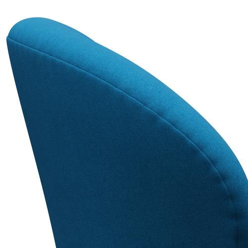 [product_category]-Fritz Hansen Swan Lounge Chair, Black Lacquered/Divina Turquoise-Fritz Hansen-3320-DIV826-BLLA-FRI-5