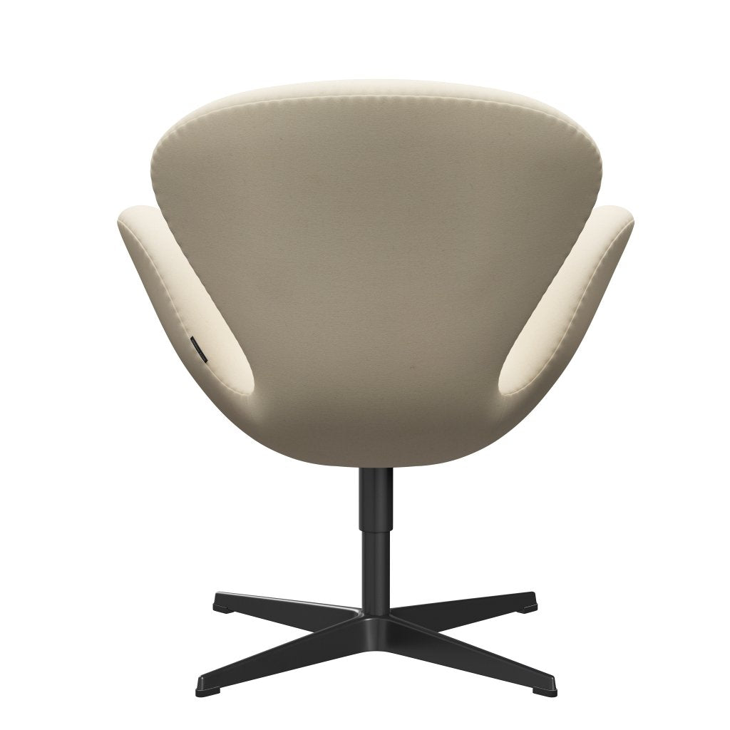 [product_category]-Fritz Hansen Swan Lounge Chair, Black Lacquered/Divina White-Fritz Hansen-3320-DIV106-BLLA-FRI-4