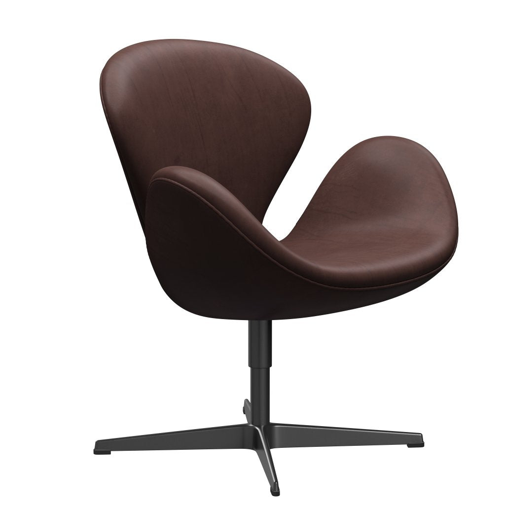 [product_category]-Fritz Hansen Swan Lounge Chair, Black Lacquered/Embrace Concrete-Fritz Hansen-3320-SECHOC-BLLA-FRI-2