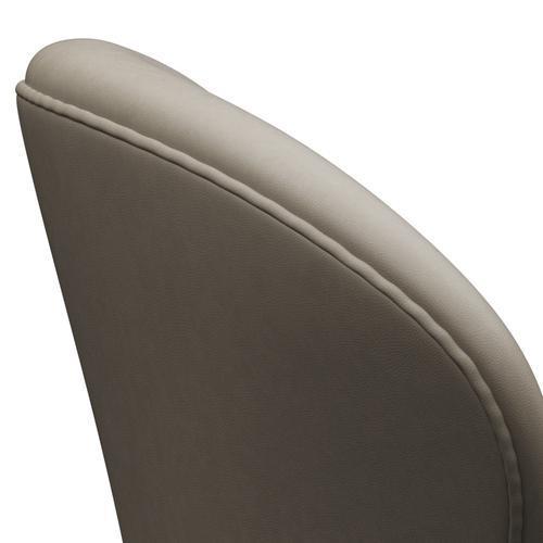 [product_category]-Fritz Hansen Swan Lounge Chair, Black Lacquered/Essential Light Grey-Fritz Hansen-3320-STLIGR-BLLA-FRI-5