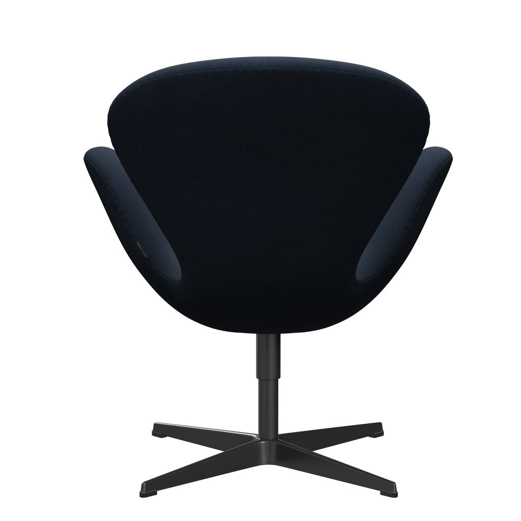 [product_category]-Fritz Hansen Swan Lounge Chair, Black Lacquered/Fame Blue Anthracite-Fritz Hansen-3320-F60017-BLLA-FRI-4