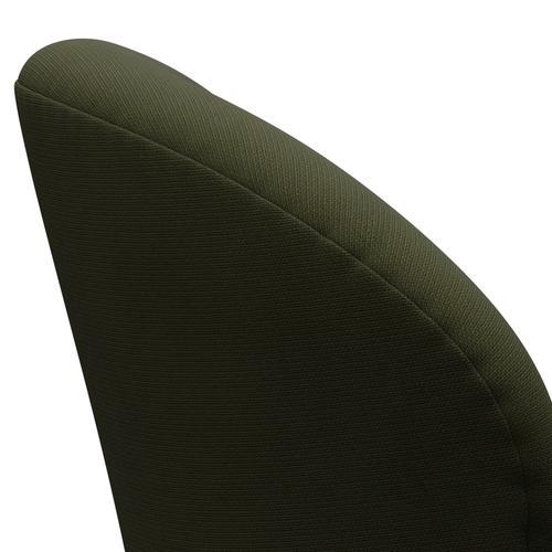 [product_category]-Fritz Hansen Swan Lounge Chair, Black Lacquered/Fame Dark Brown Green-Fritz Hansen-3320-F68148-BLLA-FRI-5