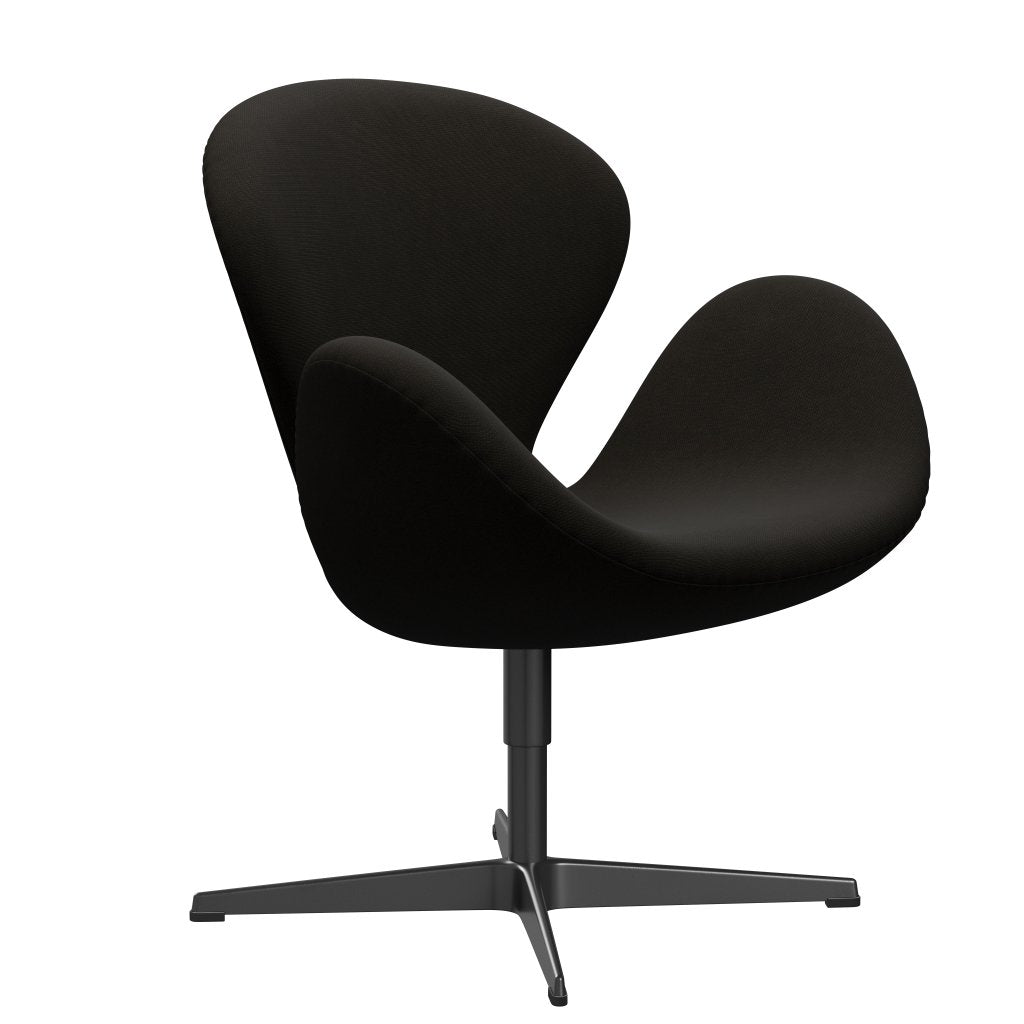 [product_category]-Fritz Hansen Swan Lounge Chair, Black Lacquered/Fame Dark-Fritz Hansen-3320-F61134-BLLA-FRI-2