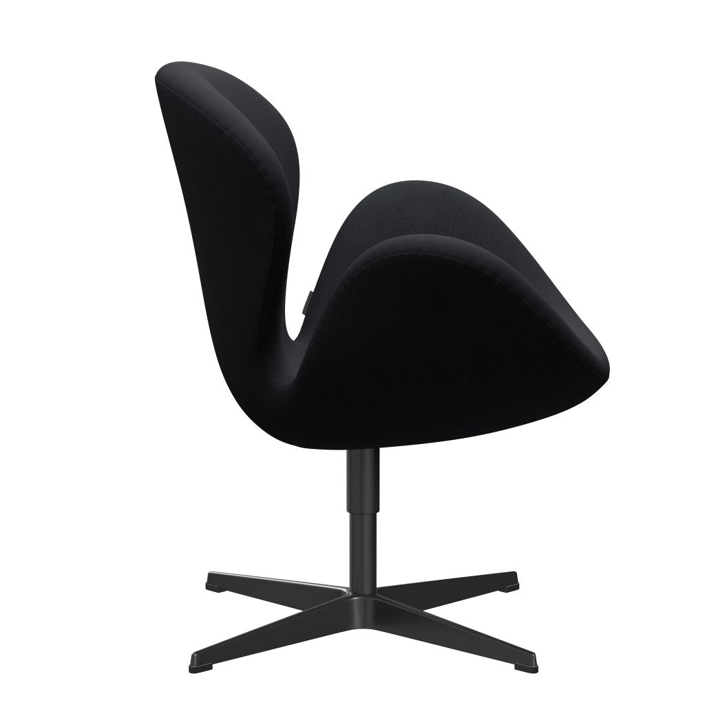 [product_category]-Fritz Hansen Swan Lounge Chair, Black Lacquered/Fame Grey (60019)-Fritz Hansen-3320-F60019-BLLA-FRI-3