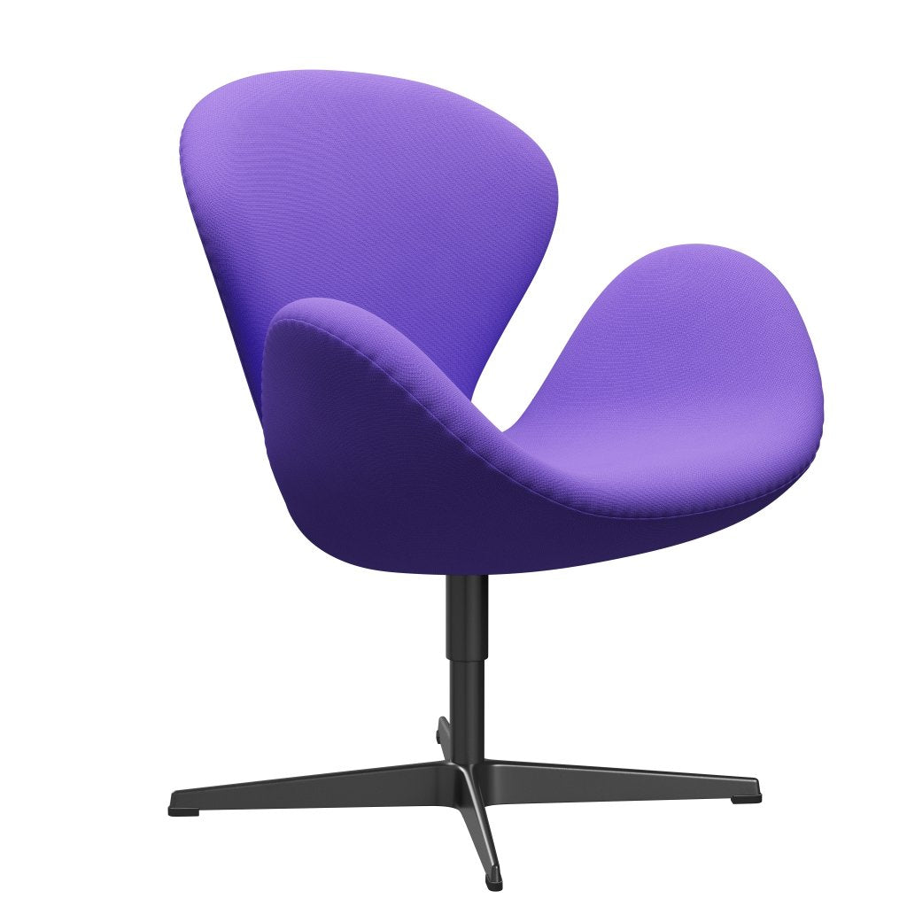 [product_category]-Fritz Hansen Swan Lounge Chair, Black Lacquered/Fame Violet Light-Fritz Hansen-3320-F65083-BLLA-FRI-2