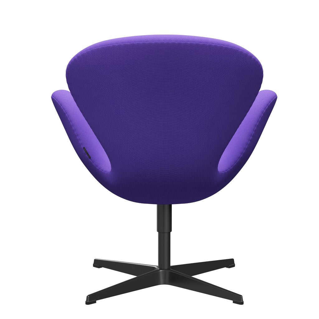 [product_category]-Fritz Hansen Swan Lounge Chair, Black Lacquered/Fame Violet Light-Fritz Hansen-3320-F65083-BLLA-FRI-4