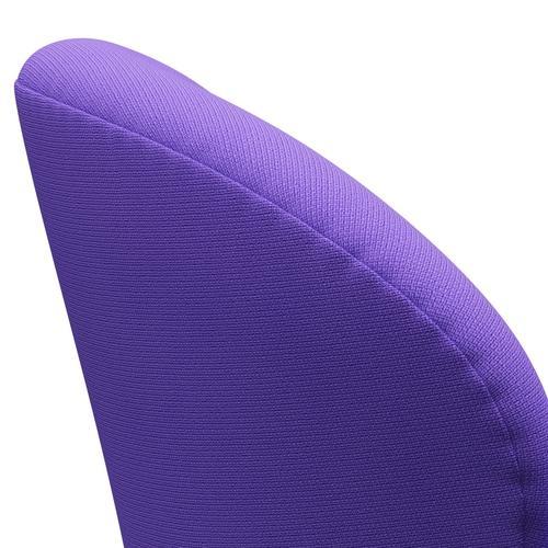 [product_category]-Fritz Hansen Swan Lounge Chair, Black Lacquered/Fame Violet Light-Fritz Hansen-3320-F65083-BLLA-FRI-5