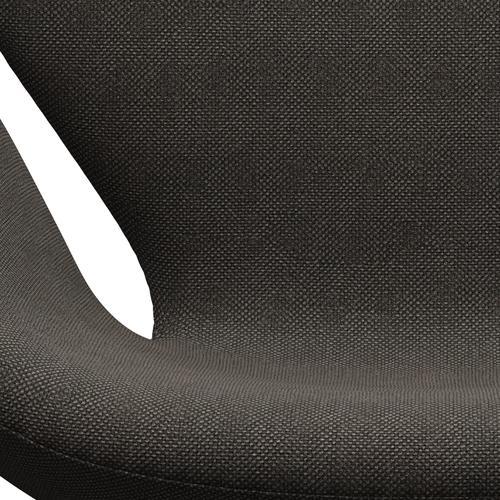 [product_category]-Fritz Hansen Swan Lounge Chair, Black Lacquered/Hallingdal Charcoal Light-Fritz Hansen-3320-HAL153-BLLA-FRI-6